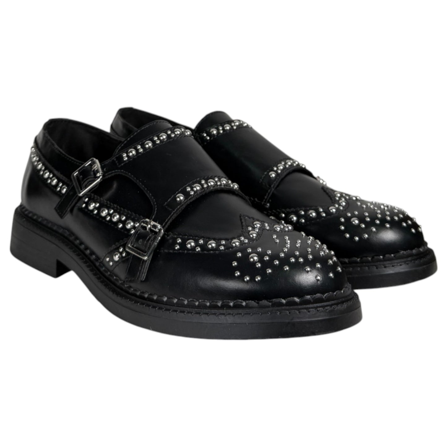 Zapatos Corina Blúcher Tachas M5716 Negro - imagen 2