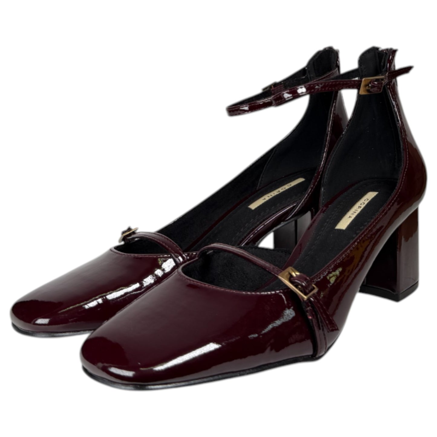 Zapatos Corina Charol Tacón M5750 Burdeos - imagen 5