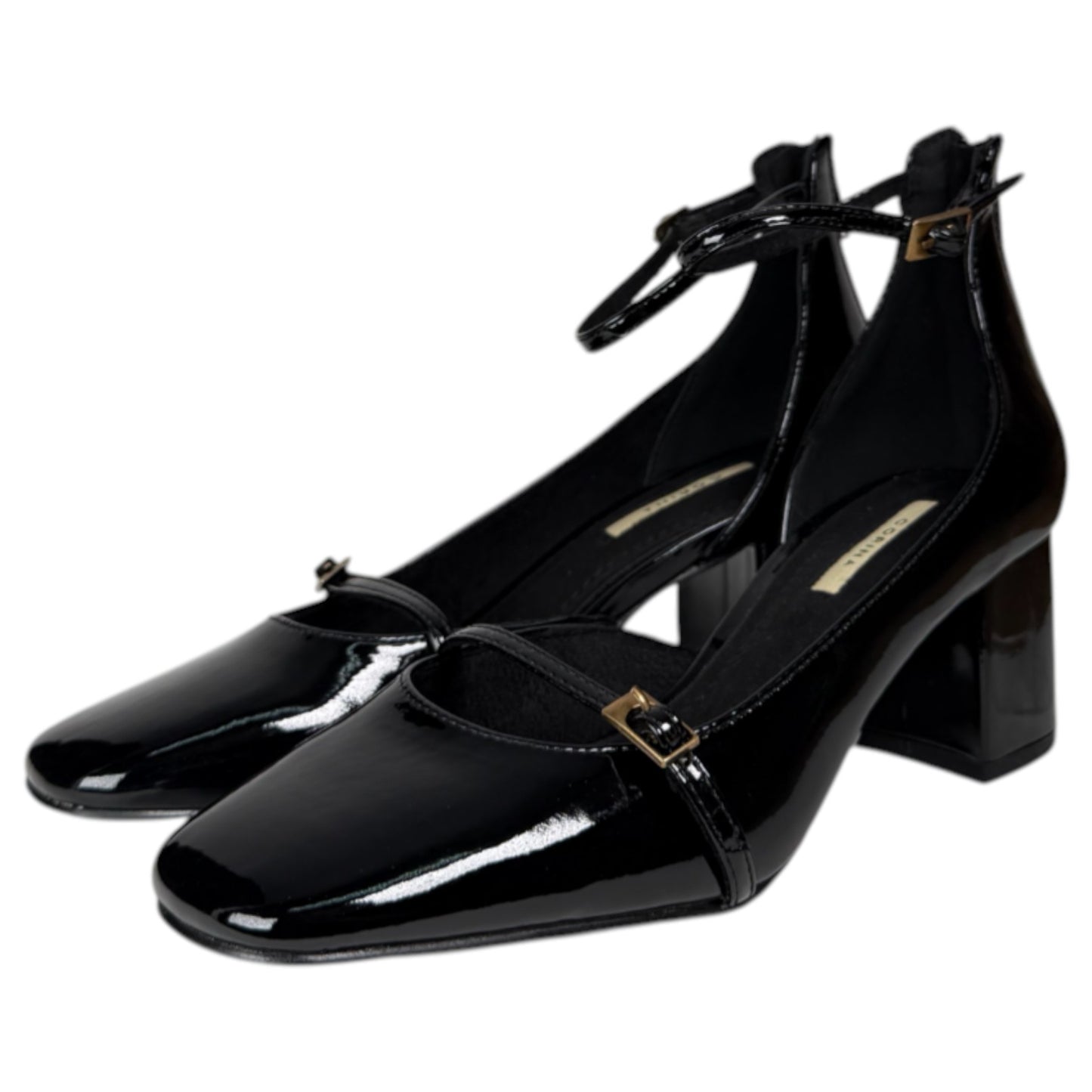 Zapatos Corina Charol Tacón M5750 Negro - imagen 5
