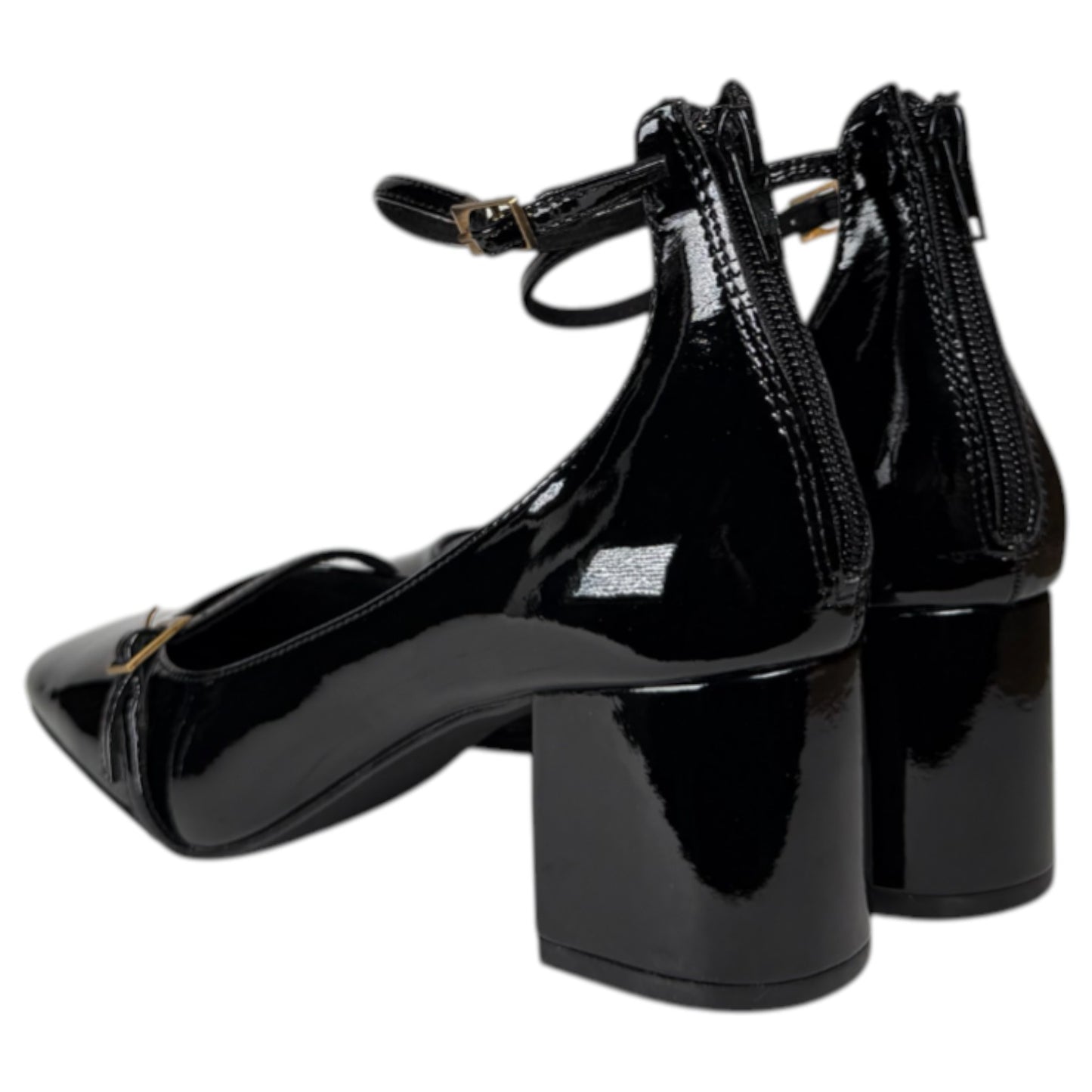 Zapatos Corina Charol Tacón M5750 Negro - imagen 6