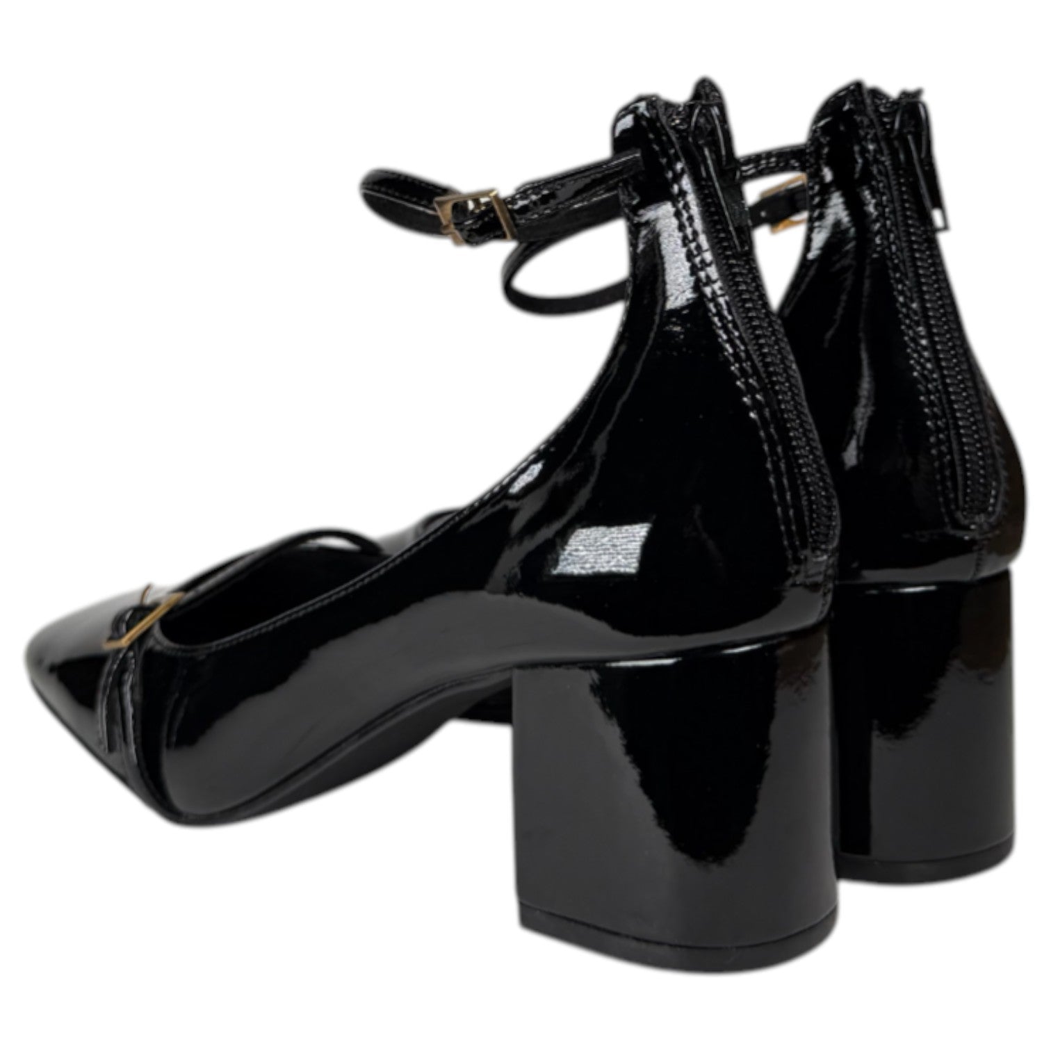Zapatos Corina Charol Tacón M5750 Negro - imagen 6