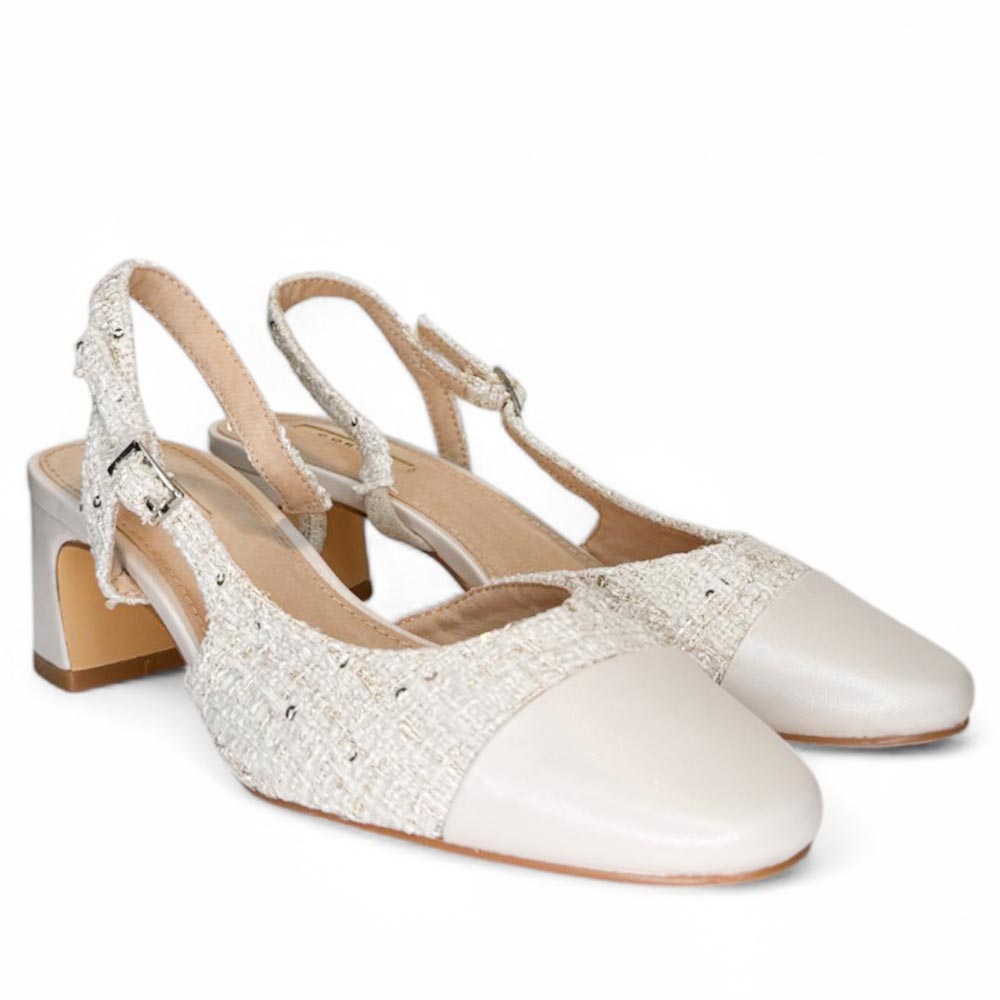 Zapatos Corina Puntera M5331 Beige - imagen 2