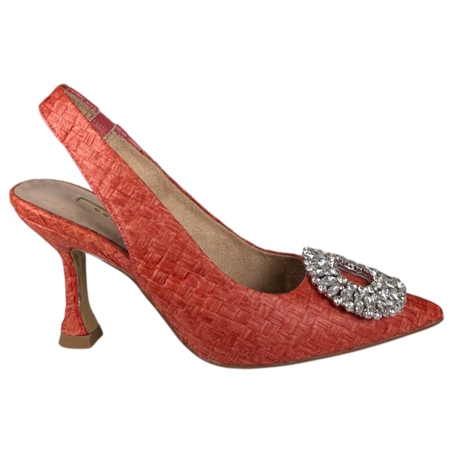 Zapatos Corina Rafia Joya M3185 Rojo - imagen 1
