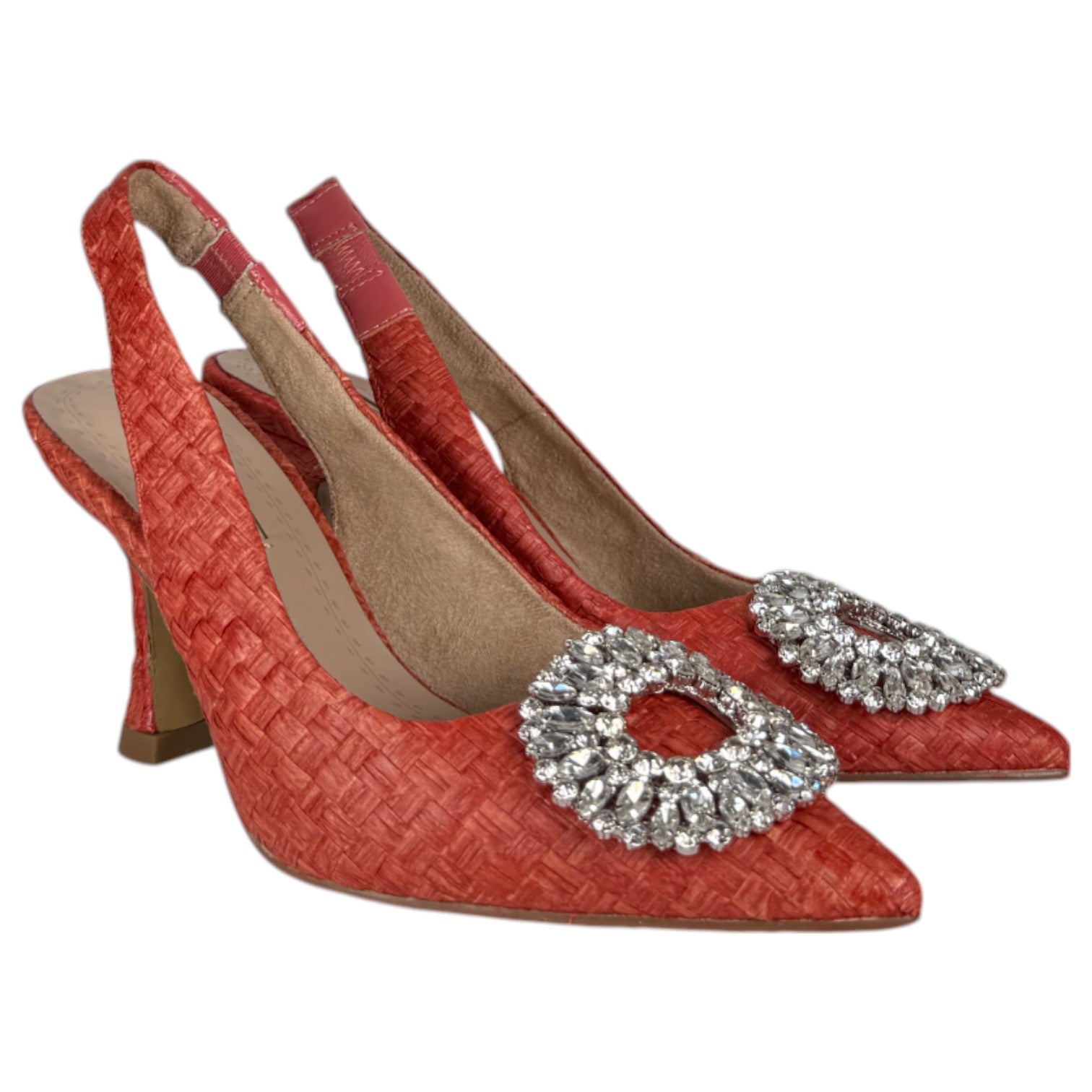 Zapatos Corina Rafia Joya M3185 Rojo - imagen 2