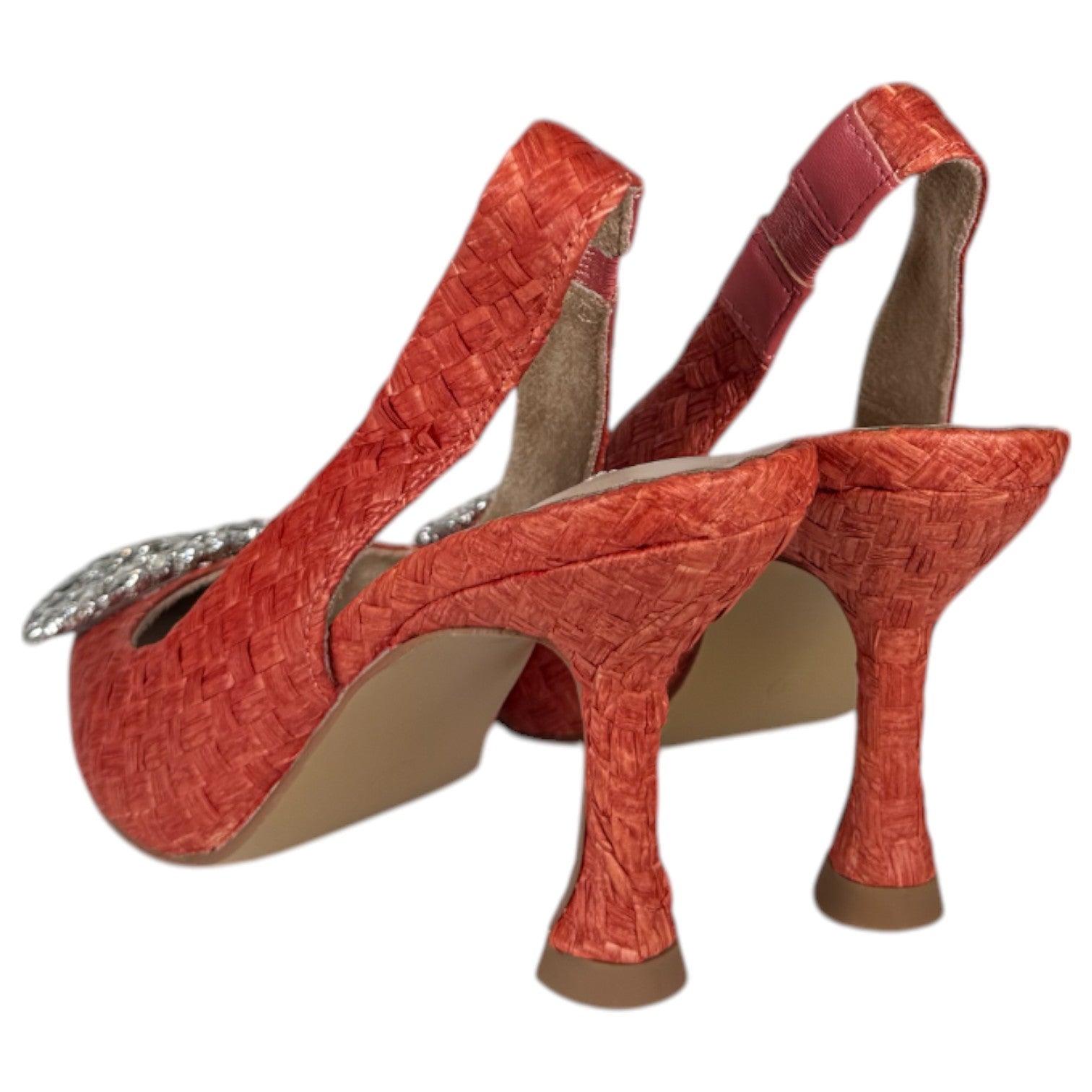Zapatos Corina Rafia Joya M3185 Rojo - imagen 4