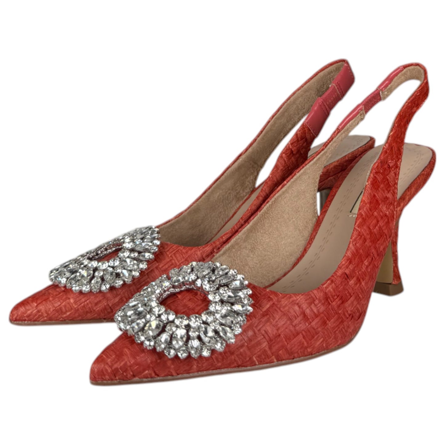 Zapatos Corina Rafia Joya M3185 Rojo - imagen 3