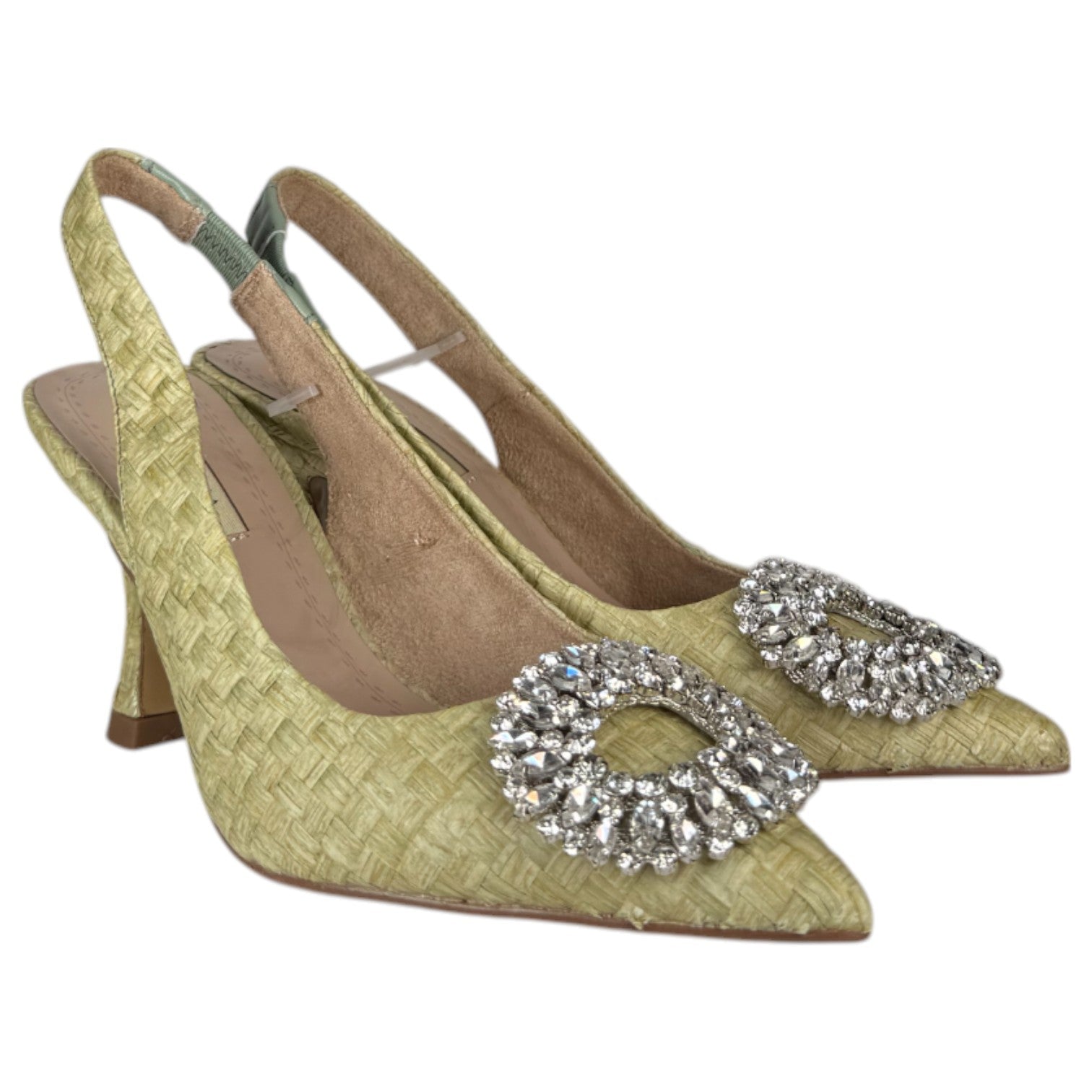 Zapatos Corina Rafia Joya M3185 Verde - imagen 2
