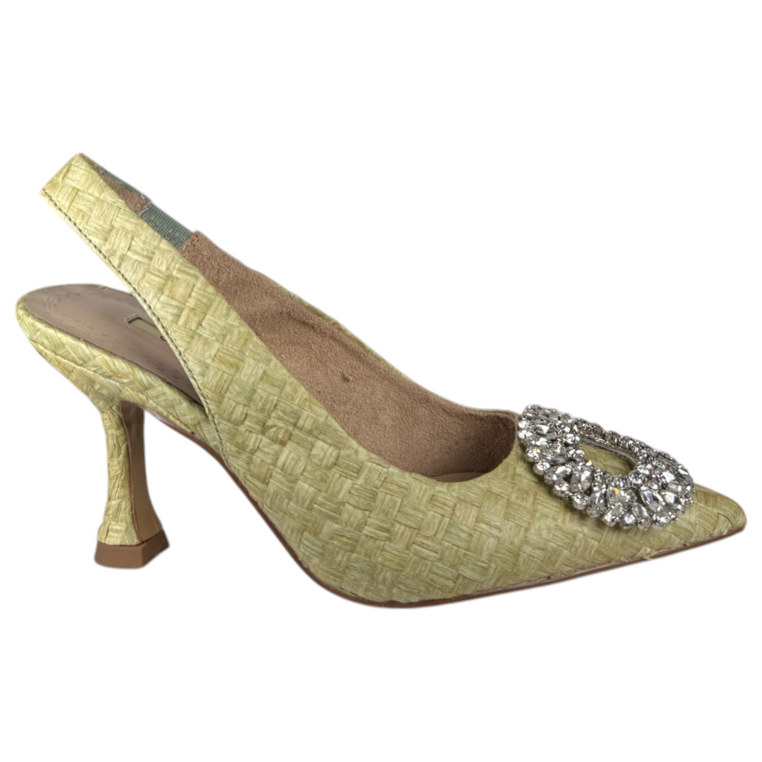 Zapatos Corina Rafia Joya M3185 Verde - imagen 1