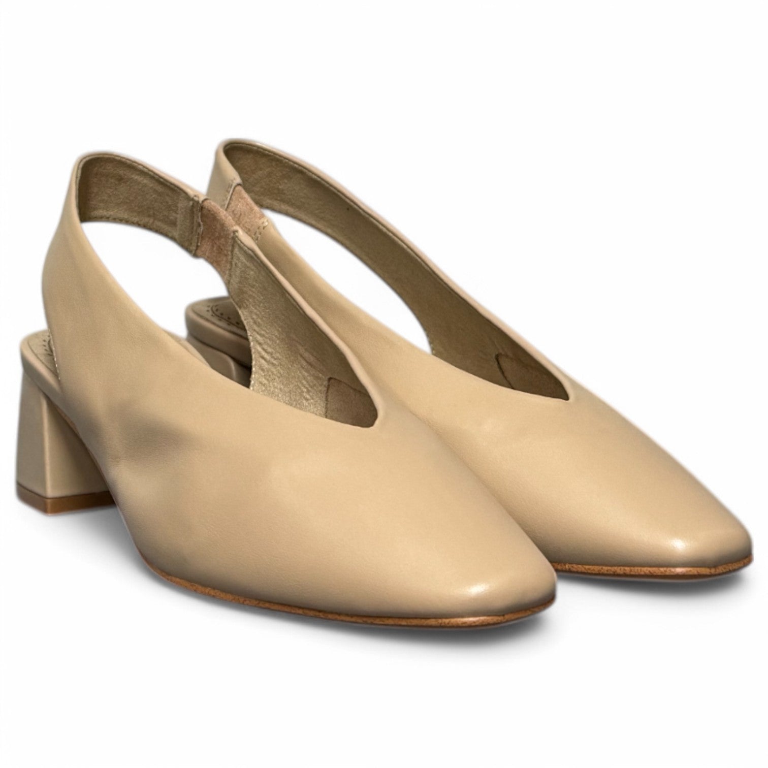 Zapatos Corina Salón Abierto M5325 Beige - imagen 2