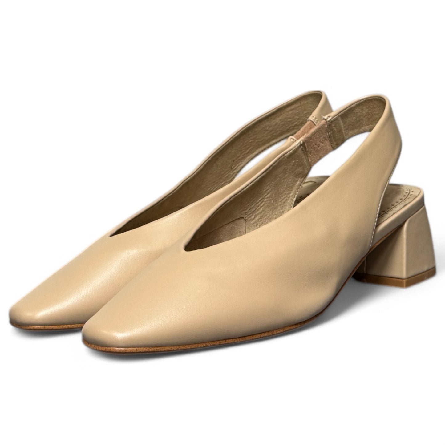 Zapatos Corina Salón Abierto M5325 Beige - imagen 3