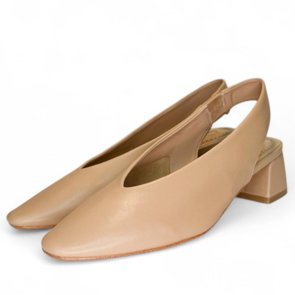 Zapatos Corina Salón Abierto M5325 Camel - imagen 5