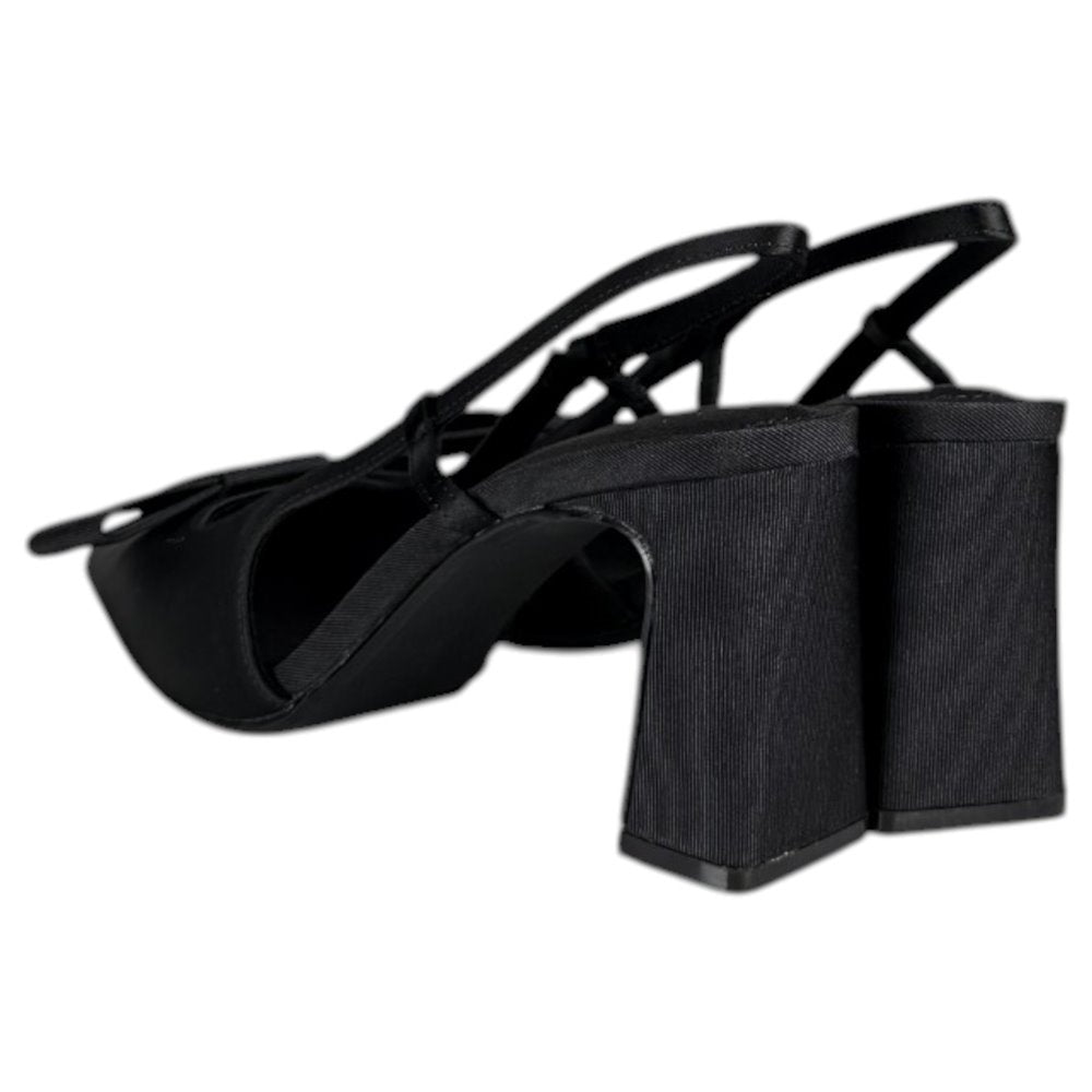 Zapatos Corina Salón Destalonado Lazo M6255 Negro - imagen 6