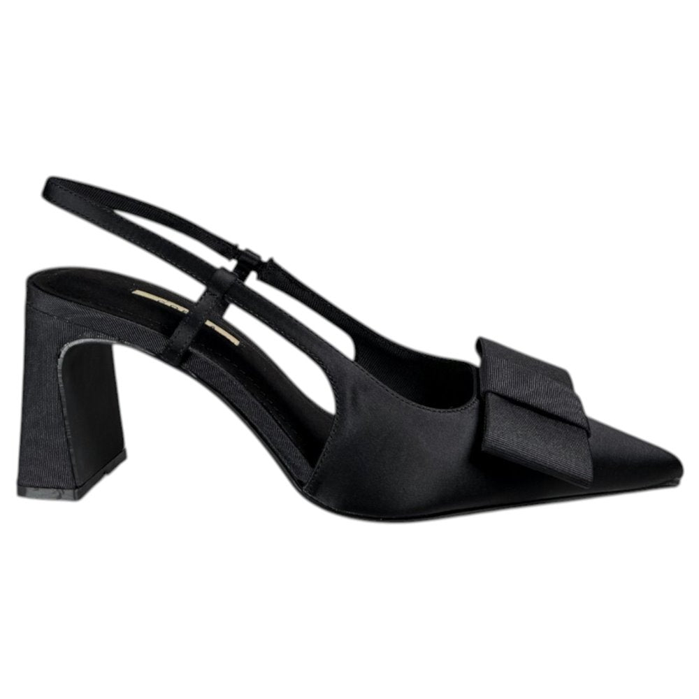 Zapatos Corina Salón Destalonado Lazo M6255 Negro - imagen 1