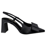 Zapatos Corina Salón Destalonado Lazo M6255 Negro