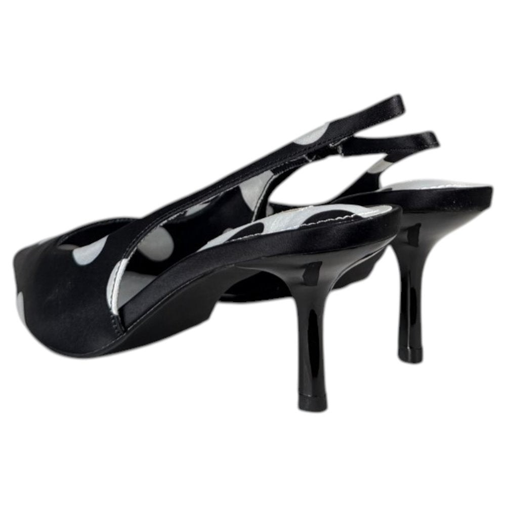 Zapatos Corina Salón Destalonado Lunares M6206 Negro - imagen 6