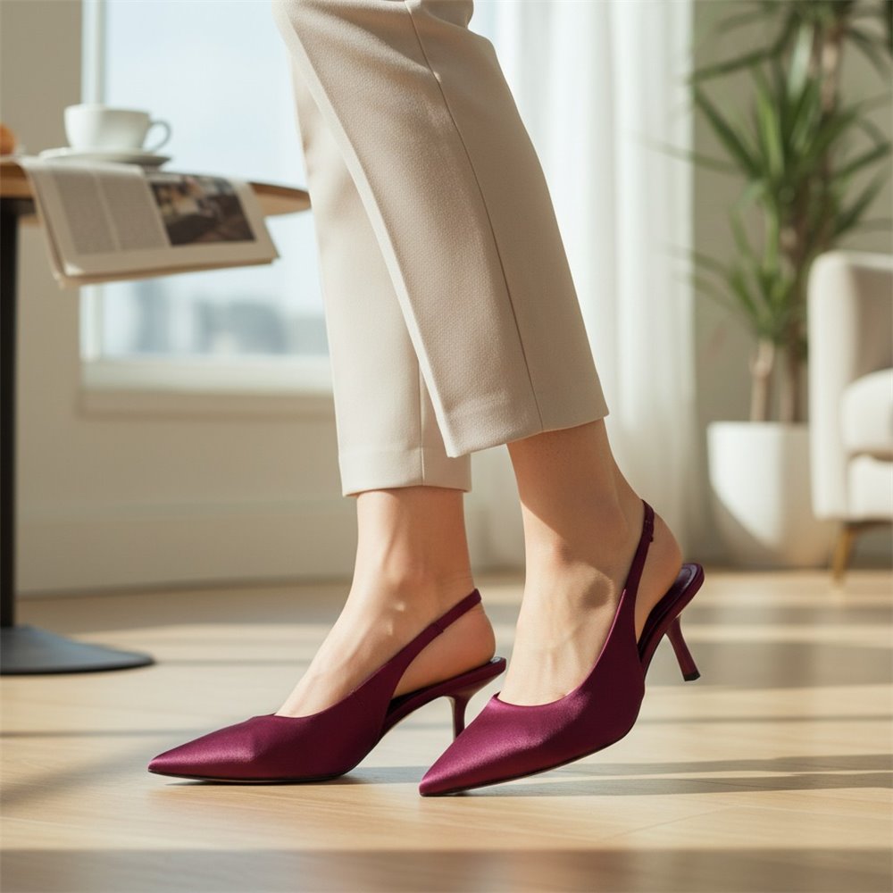 Zapatos Corina Salón Destalonado M6240 Buganvilla - imagen 2