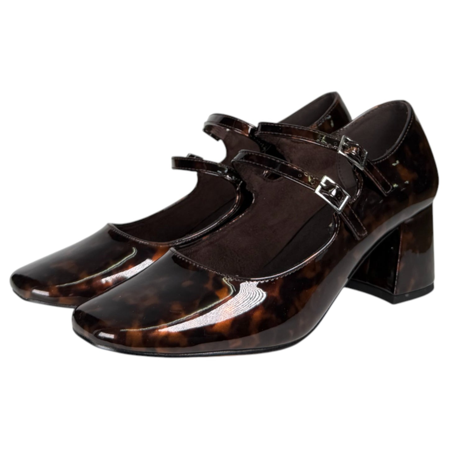 Zapatos Corina Tacón Hebillas M5647 Leopardo - imagen 3