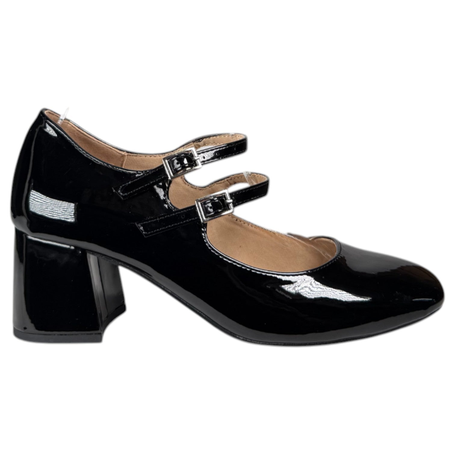 Zapatos Corina Tacón Hebillas M5755 Negro - imagen 1