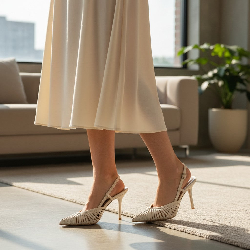 Zapatos de Salón Corina Destalonados M6220 Beige - imagen 2