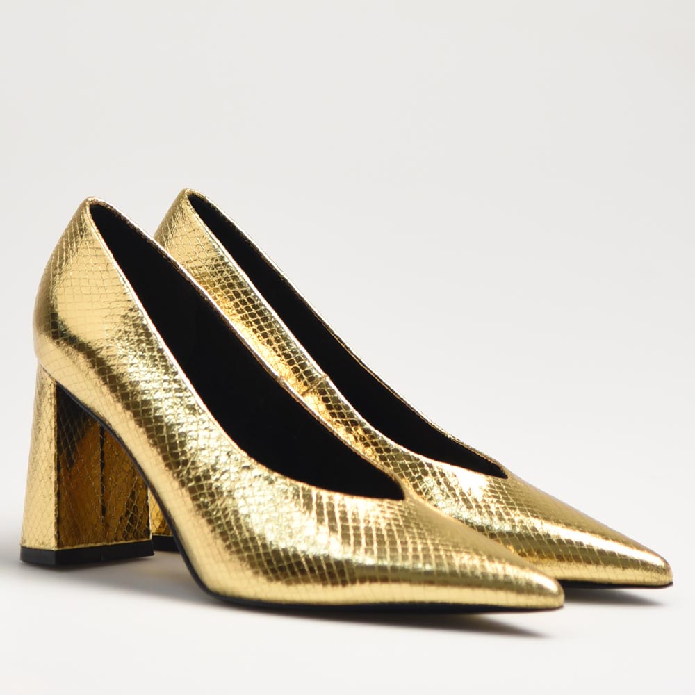 Zapatos de Salón Corina Serpiente M3650 Oro - imagen 2