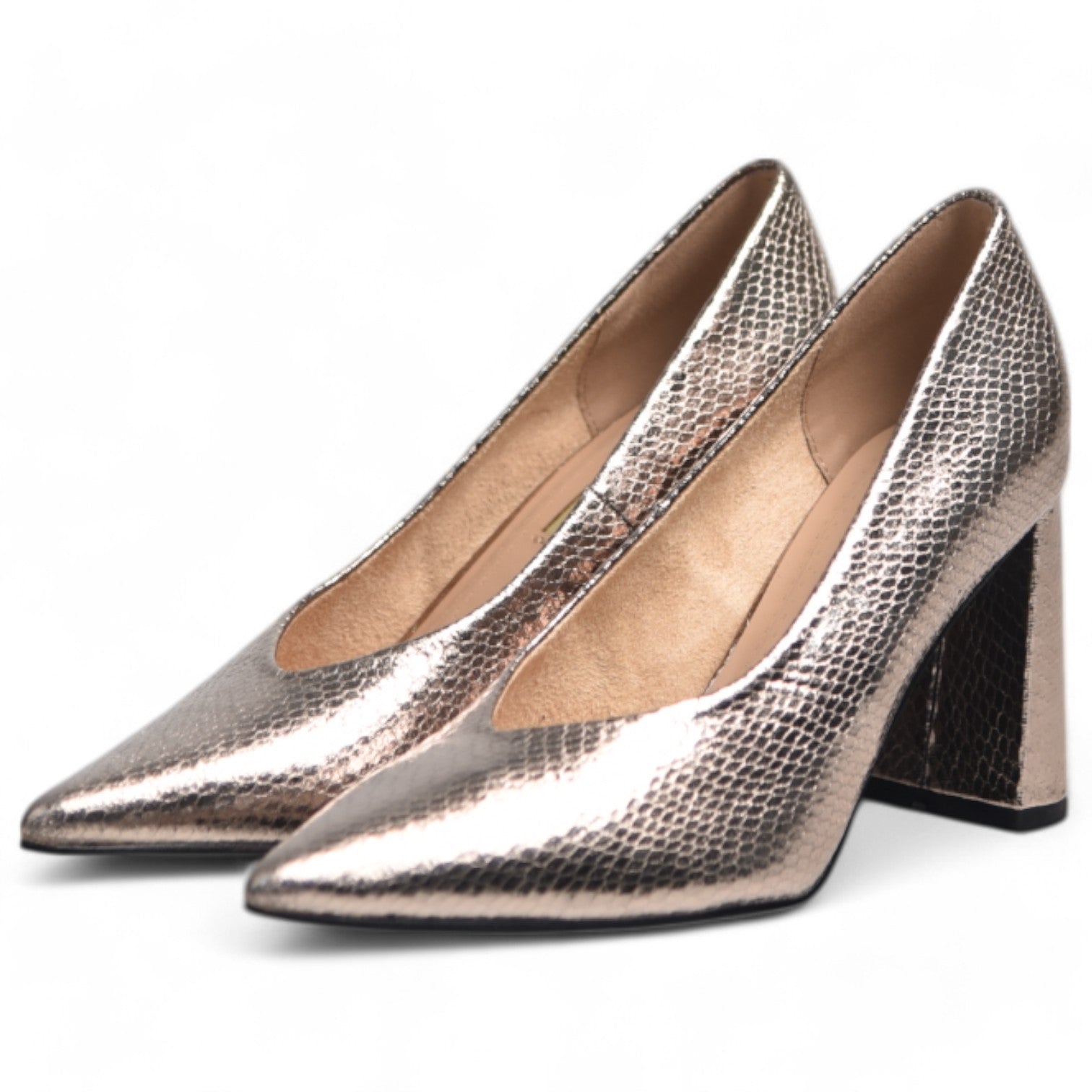 Zapatos de Salón Corina Serpiente M3650 Plomo - imagen 3