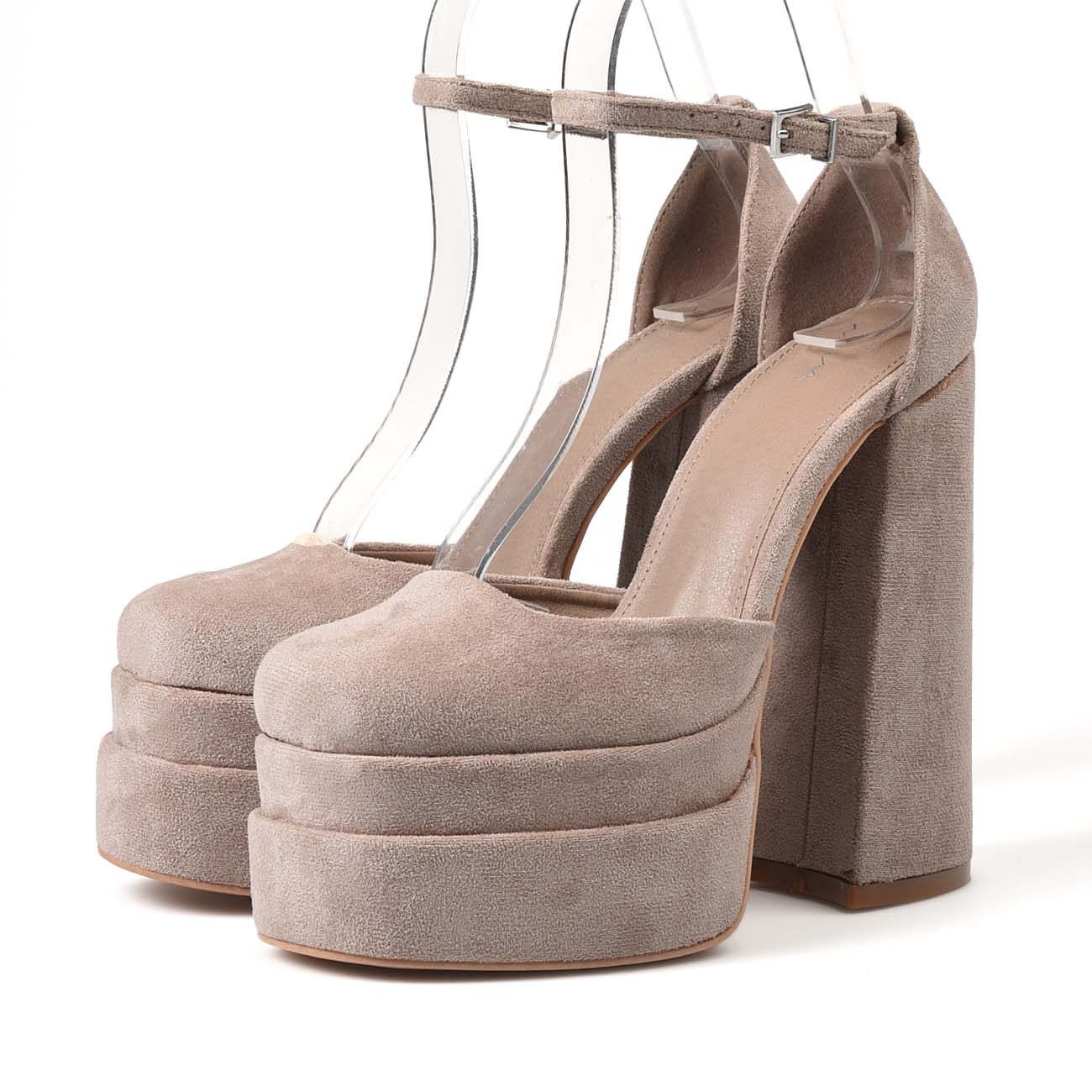 Zapatos de Tacón MIM Shoes Roxane Topo - imagen 3