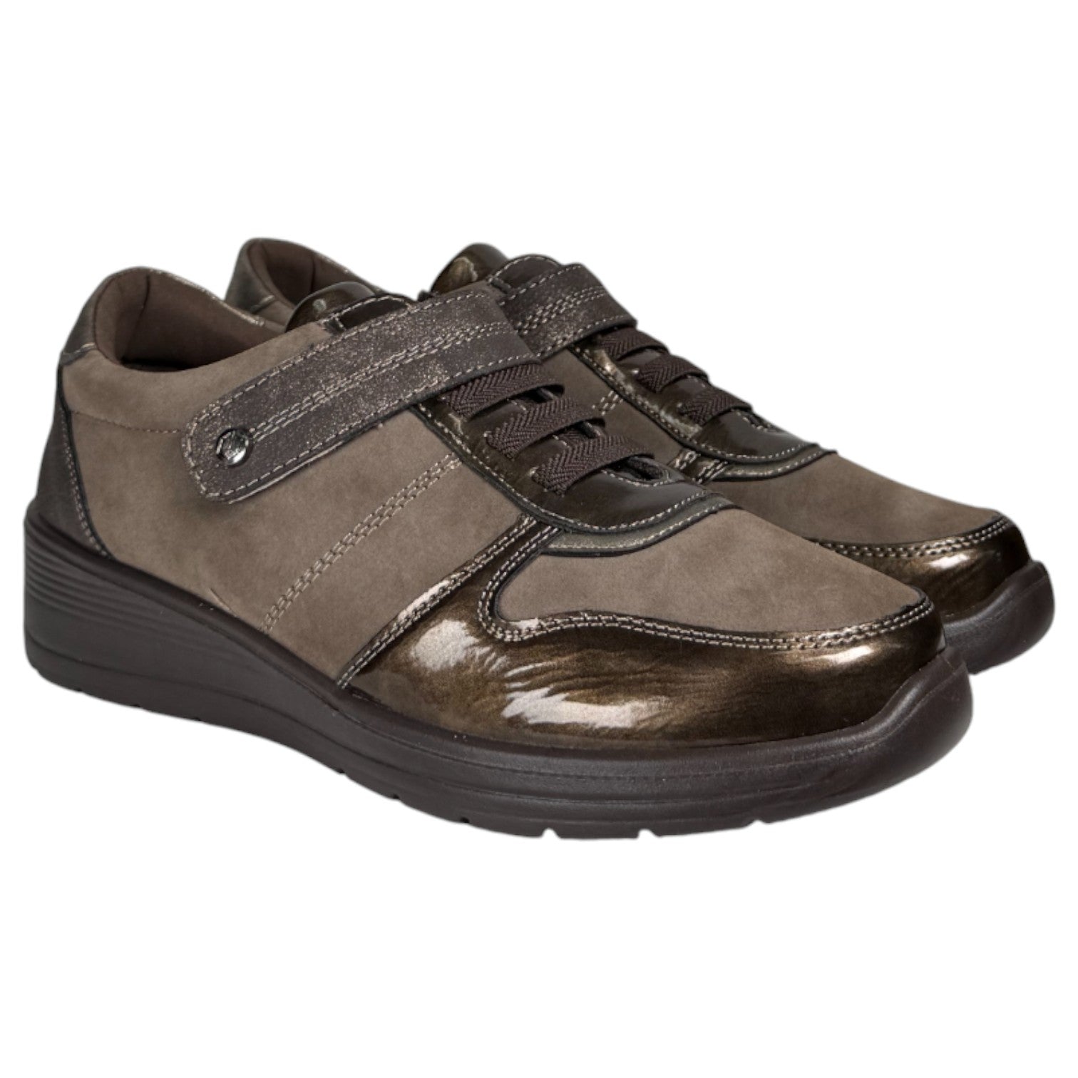 Zapatos Deportivos Mysoft 25M513 Taupe - imagen 2