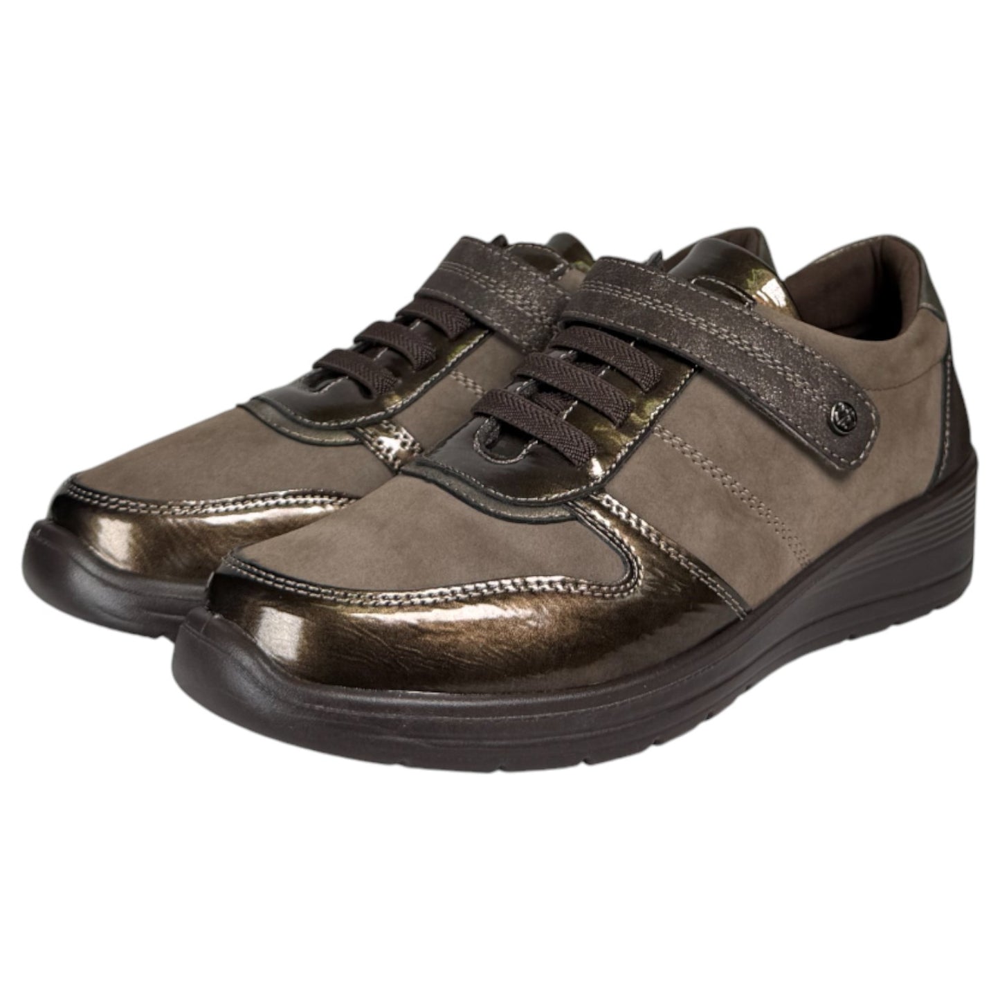 Zapatos Deportivos Mysoft 25M513 Taupe - imagen 3