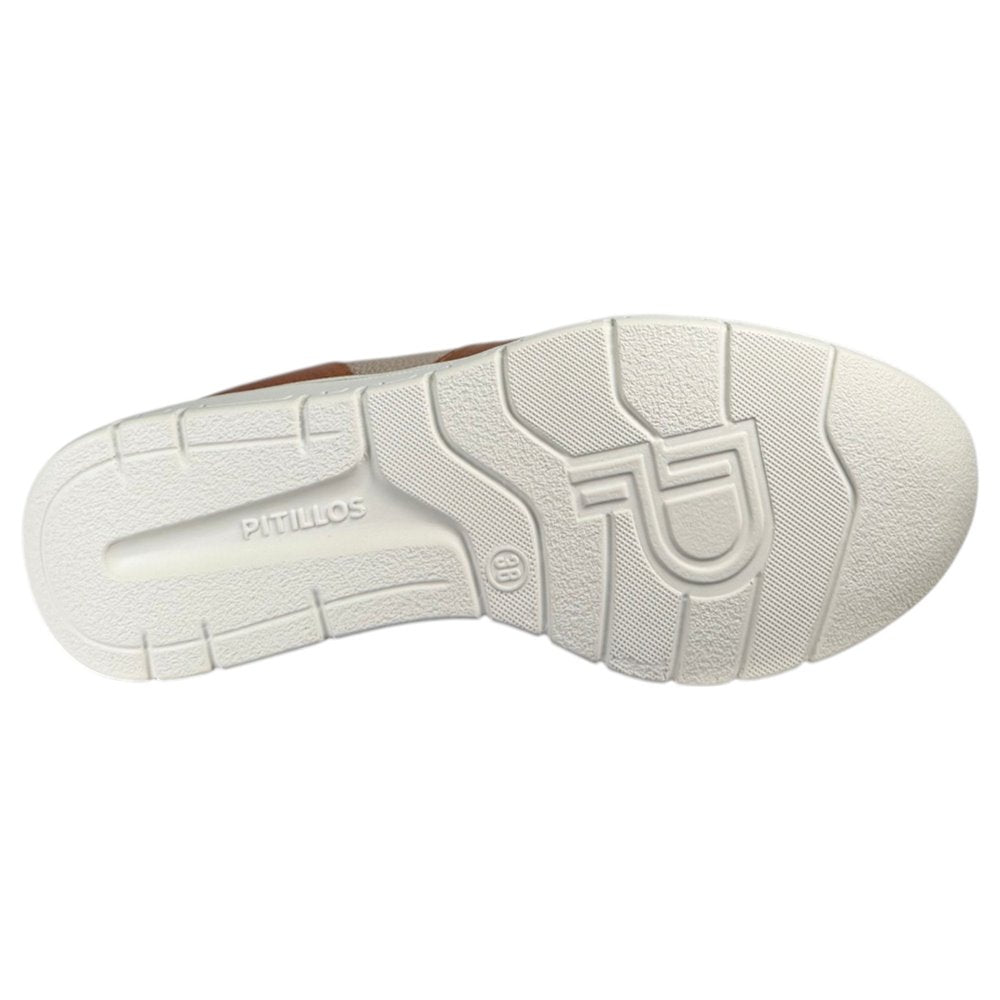 Zapatos Deportivos Pitillos 11611 Cuero Topo Bronce