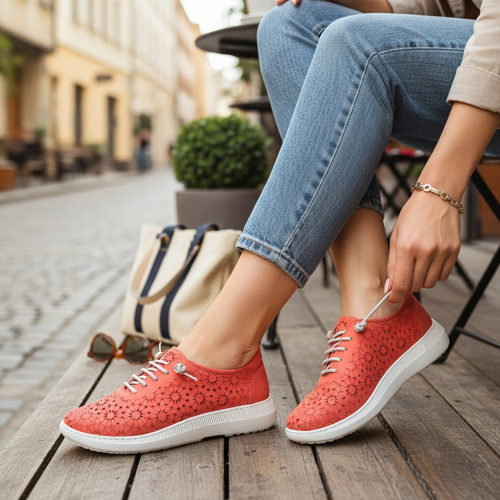 Zapatos Deportivos Plumaflex 3722 Coral - imagen 2