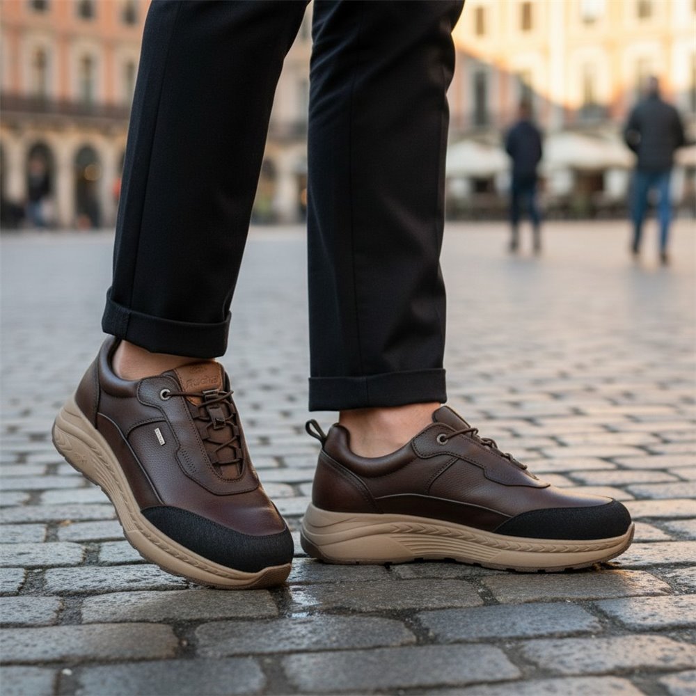 Zapatos Fluchos Lander Tex F2294 Café