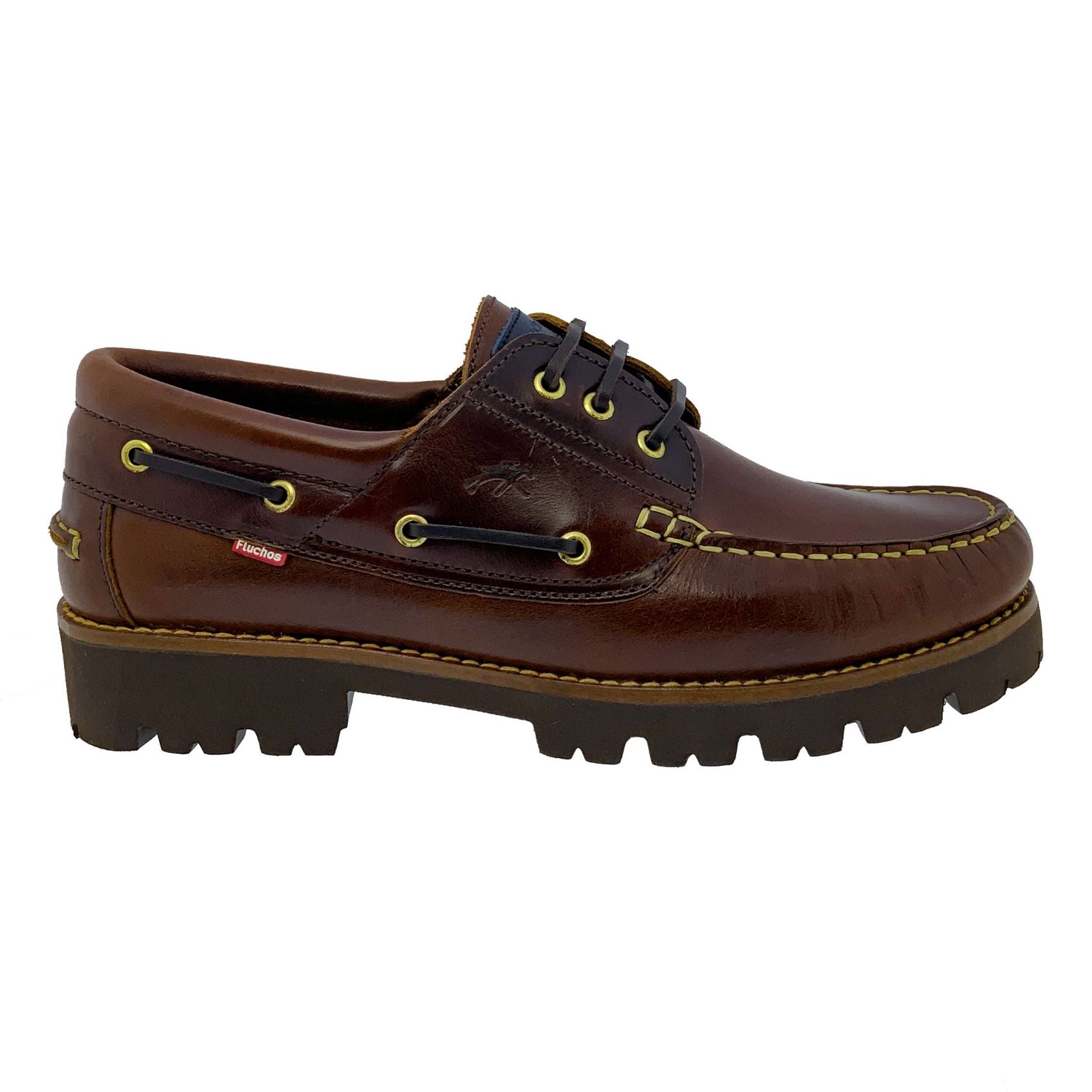Zapatos Fluchos Richfield F0046 Castaño - imagen 10