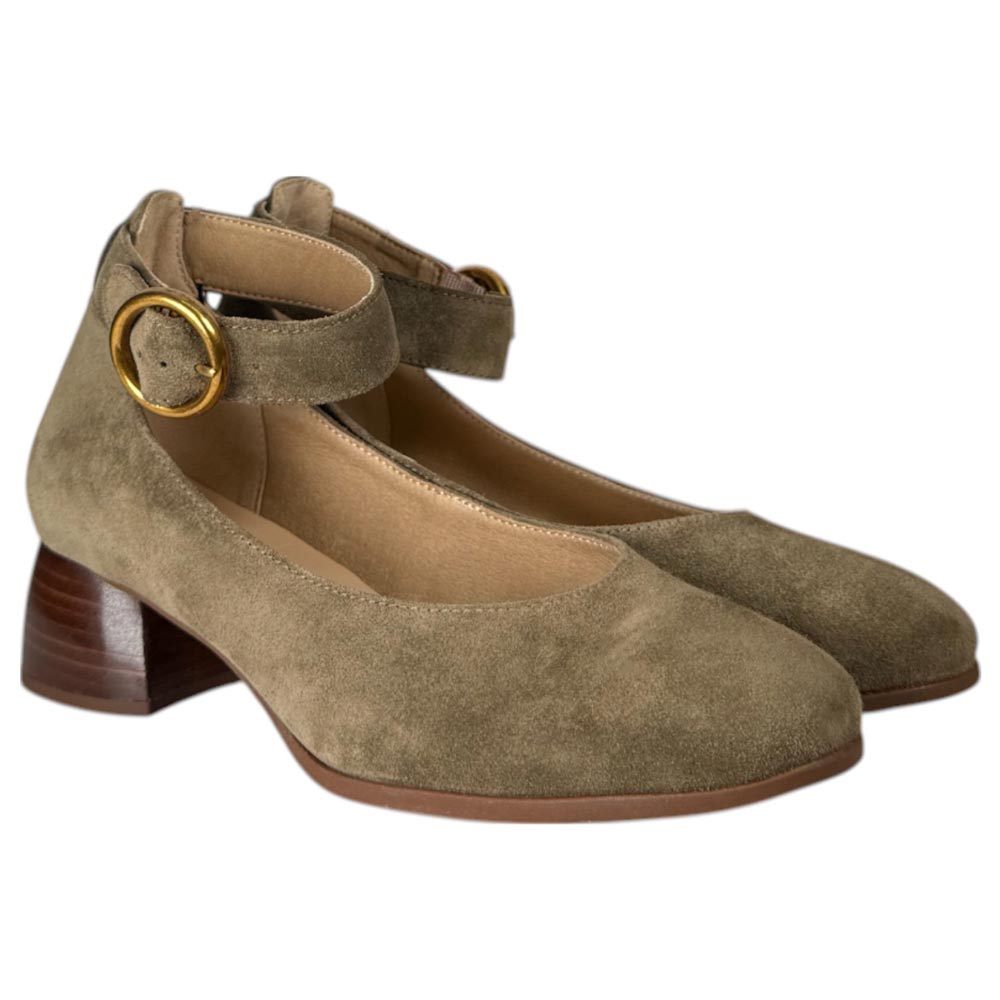 Zapatos Gaimo Chantal Baby Silk Oliva - imagen 3