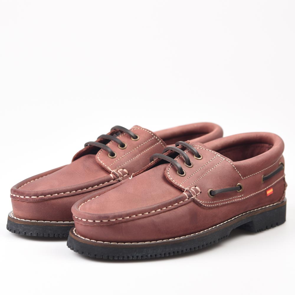 Zapatos La Valenciana Apache Cordón Burdeos - imagen 3