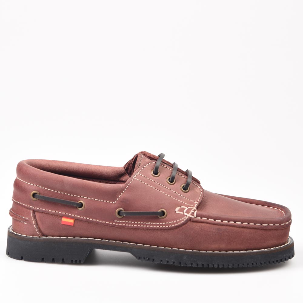 Zapatos La Valenciana Apache Cordón Burdeos - imagen 1