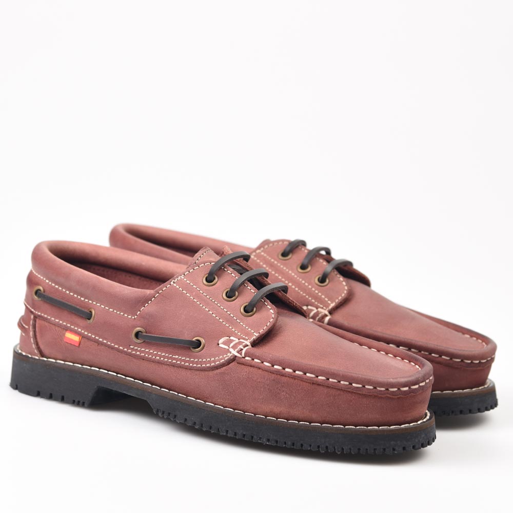 Zapatos La Valenciana Apache Cordón Burdeos - imagen 2