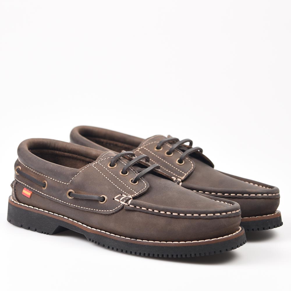 Zapatos La Valenciana Apache Cordón Marrón - imagen 2