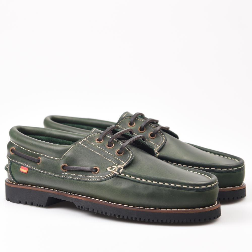 Zapatos La Valenciana Apache Cordón Verde - imagen 2