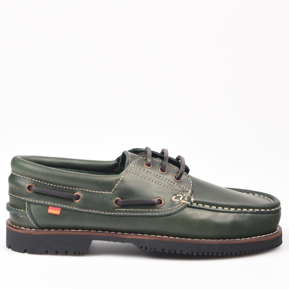 Zapatos La Valenciana Apache Cordón Verde - imagen 1