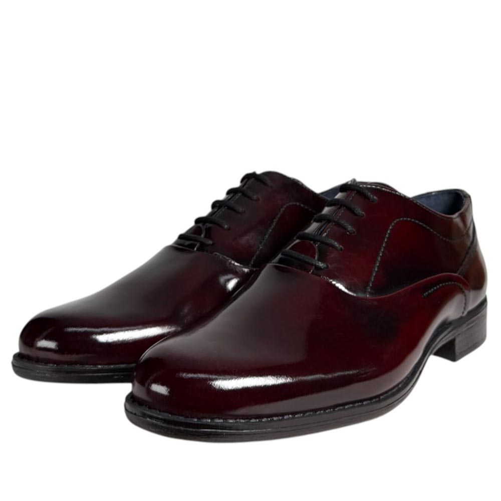 Zapatos La Valenciana Blúcher Antik 4482 Burdeos - imagen 5