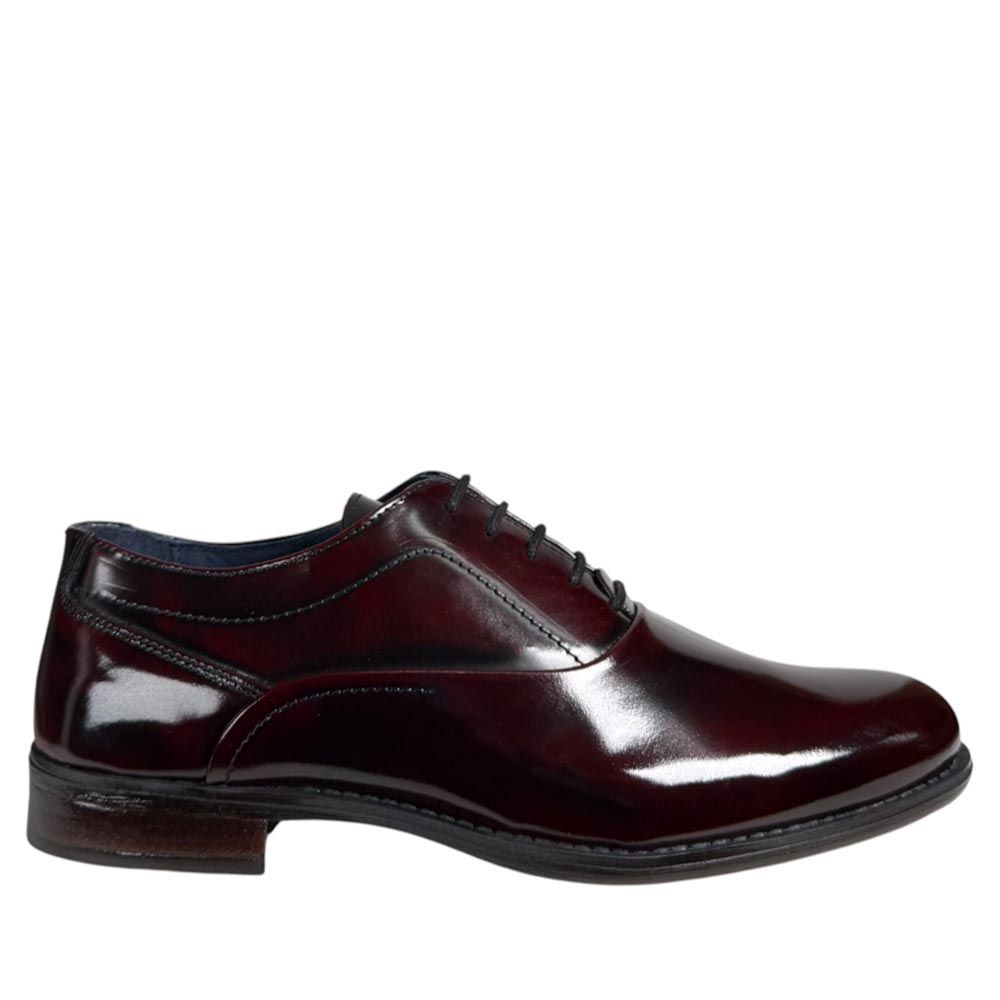 Zapatos La Valenciana Blúcher Antik 4482 Burdeos - imagen 8