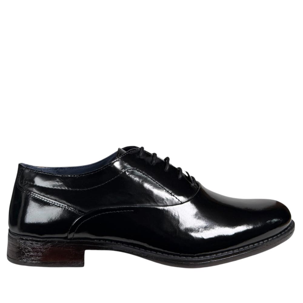 Zapatos La Valenciana Blúcher Antik 4482 Negro - imagen 8