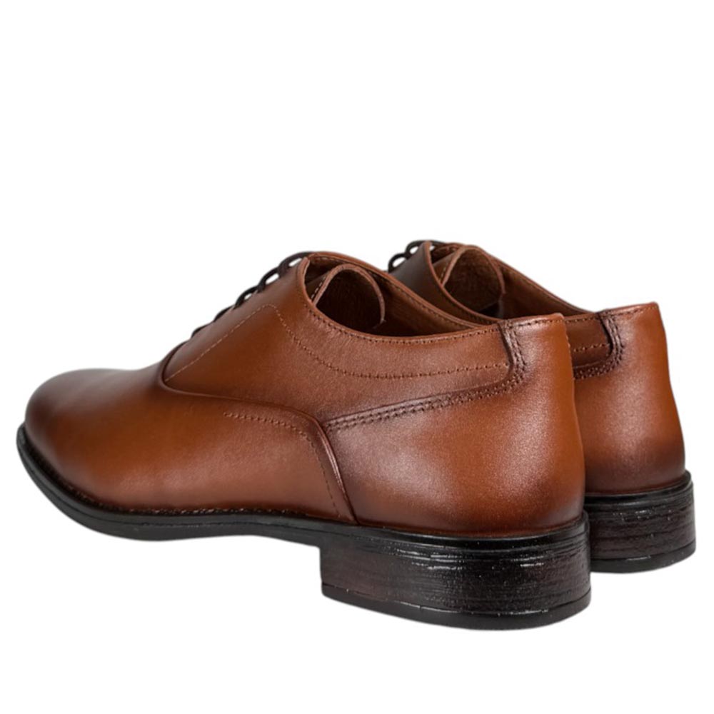 Zapatos La Valenciana Blúcher Piel Lisa 4482 Cuero - imagen 5