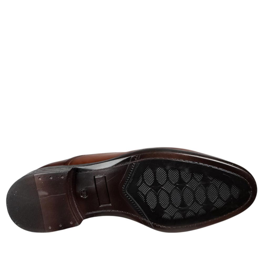 Zapatos La Valenciana Blúcher Piel Lisa 4482 Cuero - imagen 6