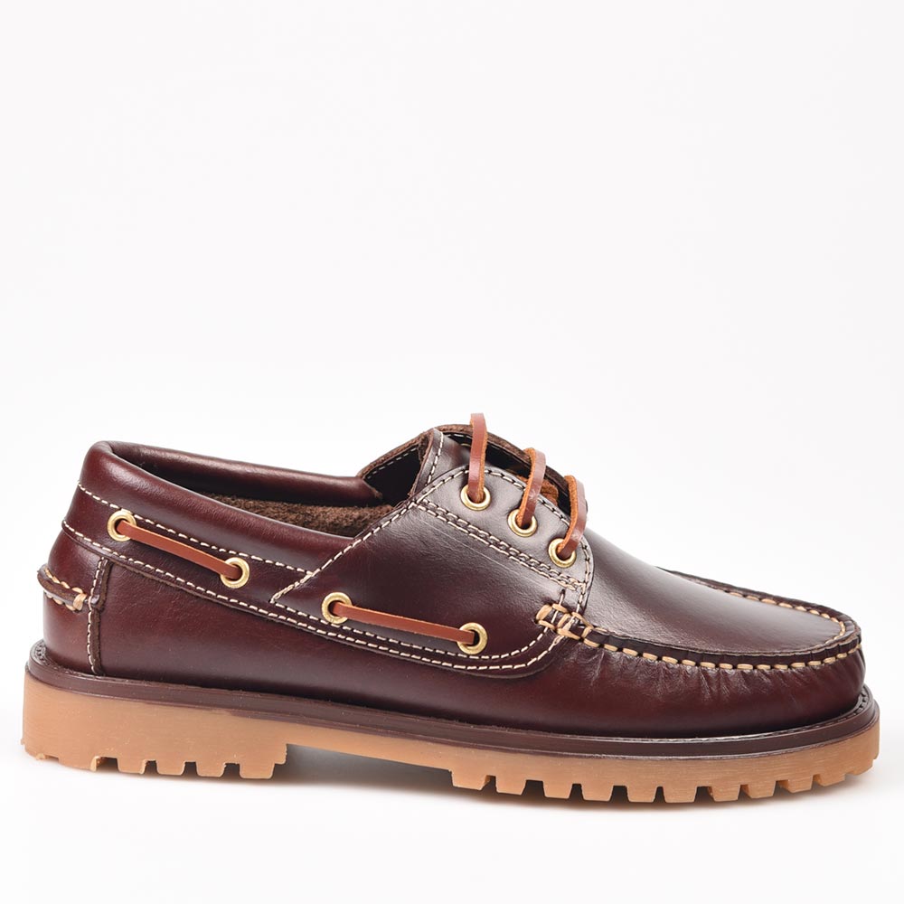 Zapatos La Valenciana Náuticos 848 Burdeos - imagen 1