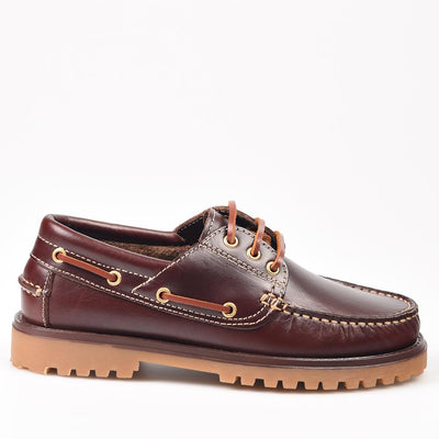Zapatos La Valenciana Náuticos 848 Burdeos