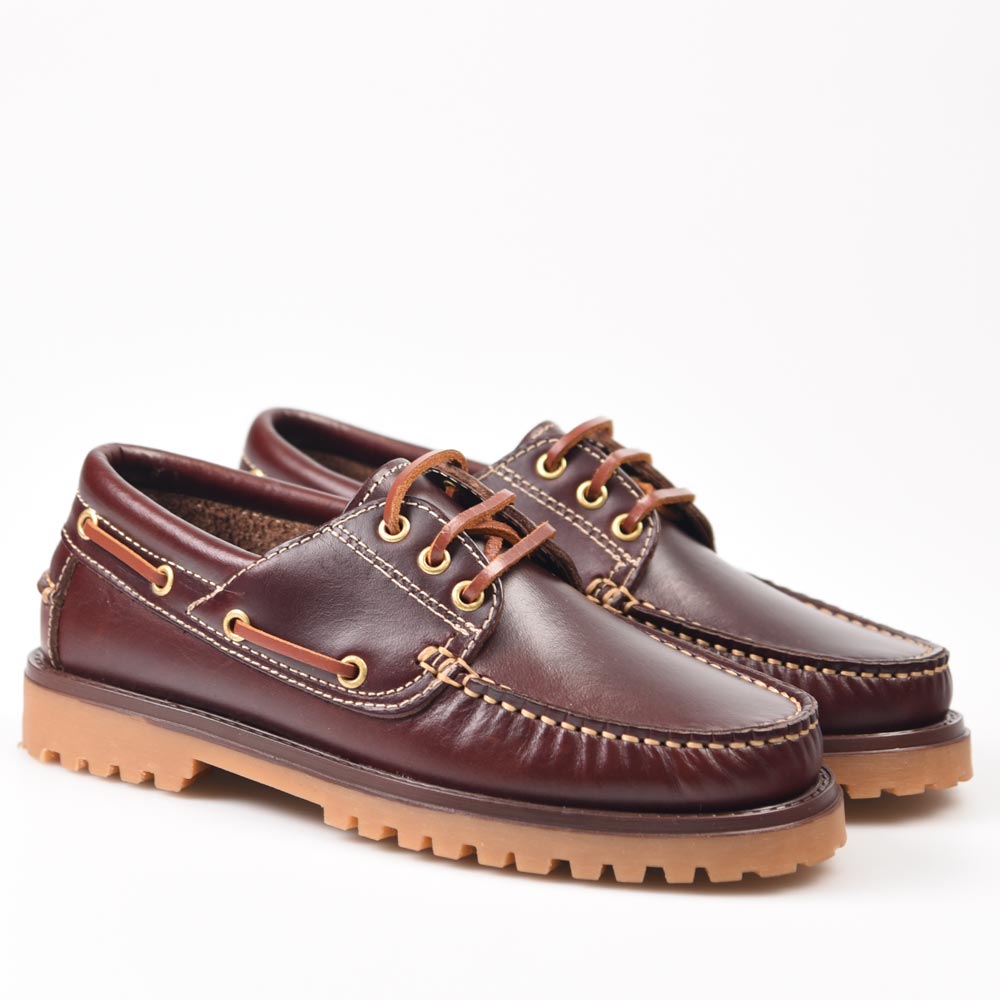 Zapatos La Valenciana Náuticos 848 Burdeos - imagen 3