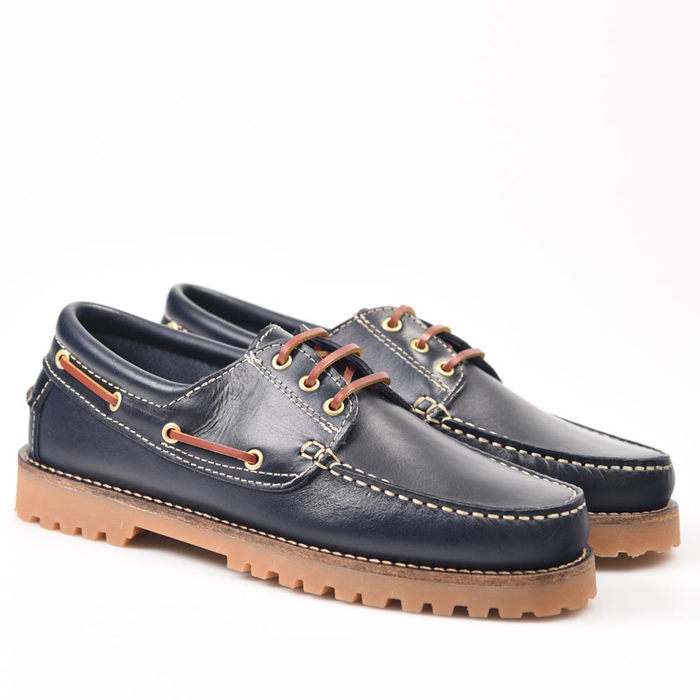 Zapatos La Valenciana Náuticos 848 Marino - imagen 2