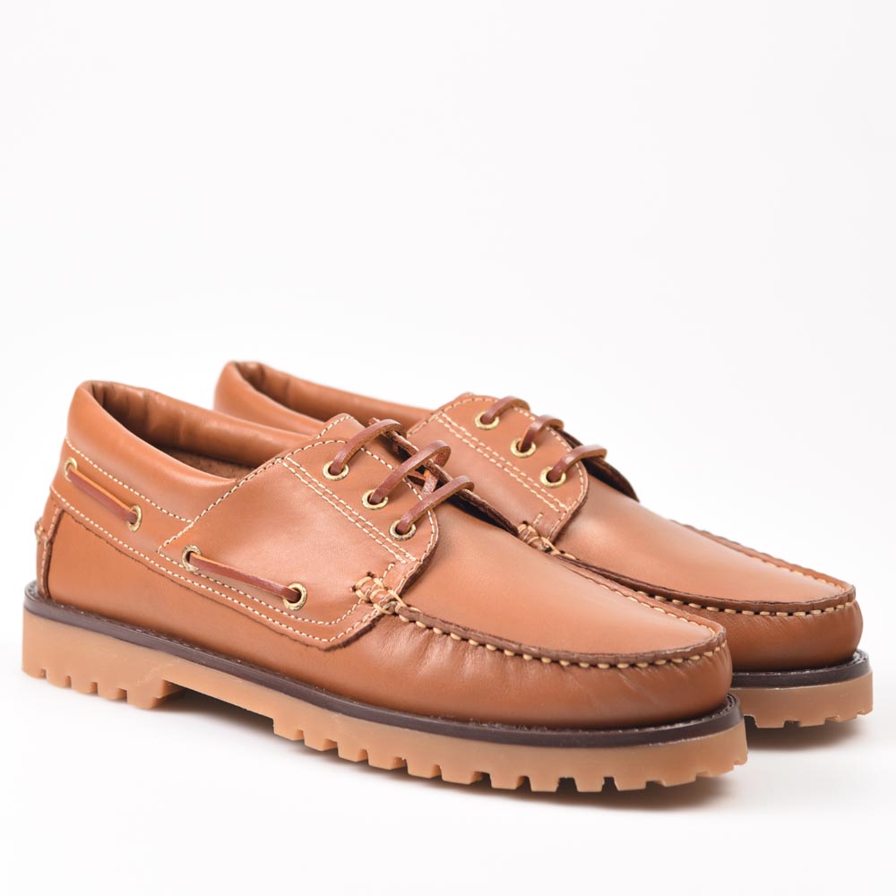 Zapatos La Valenciana Náuticos 848 Miel - imagen 2