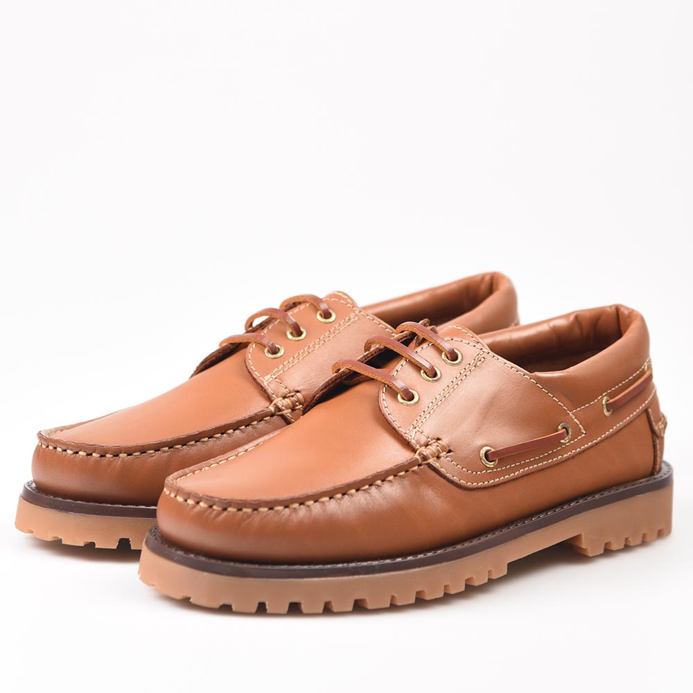 Zapatos La Valenciana Náuticos 848 Miel - imagen 3